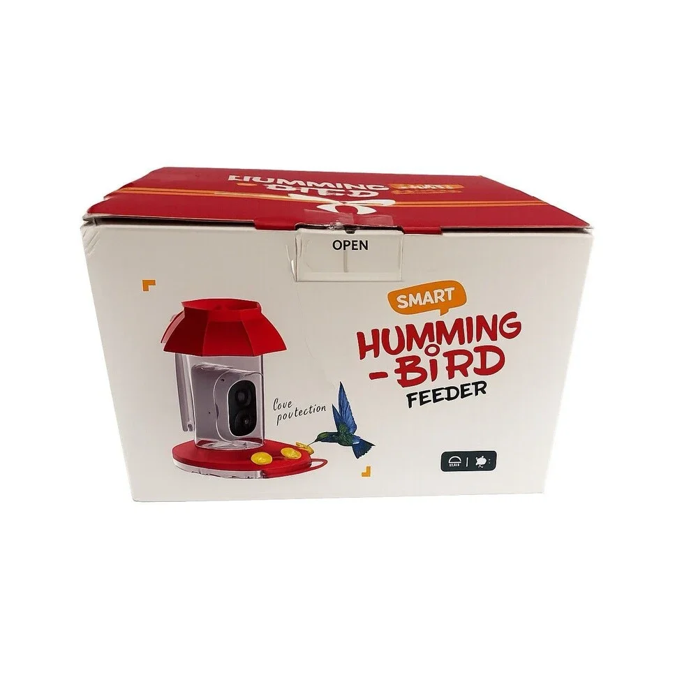 HARYMOR G10 Smart Hummingbird Feeder with Camera Solar Powered, AI Identify